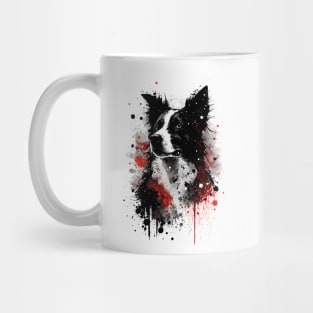 Border Collie Portrait Mug